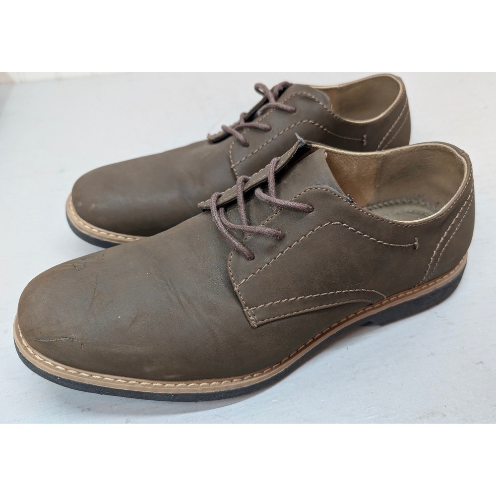 Dexter Oxford Shoes Memory Foam Men's 10W Brown Synthetic Derby Comfort Casual